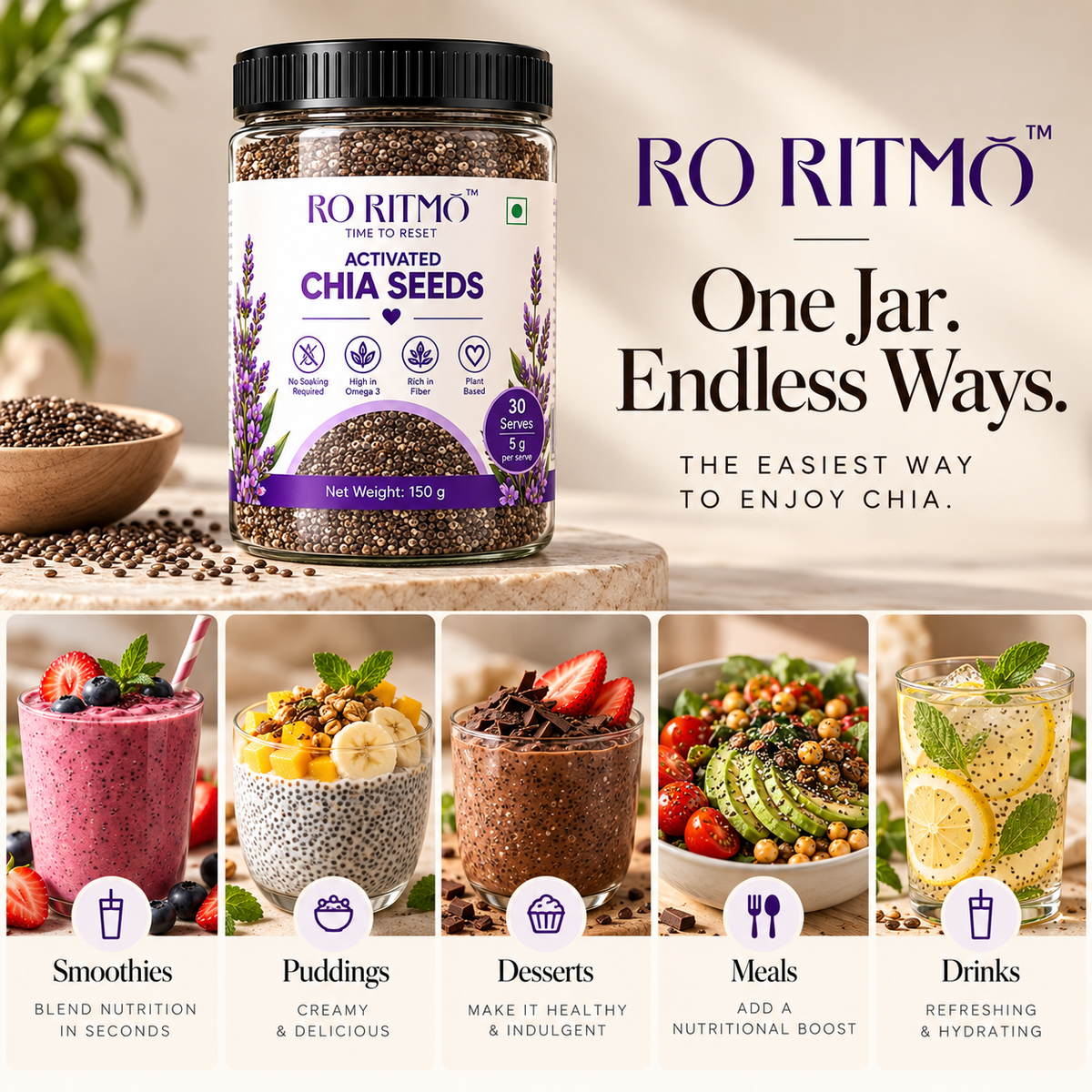 Activated Chia Seeds