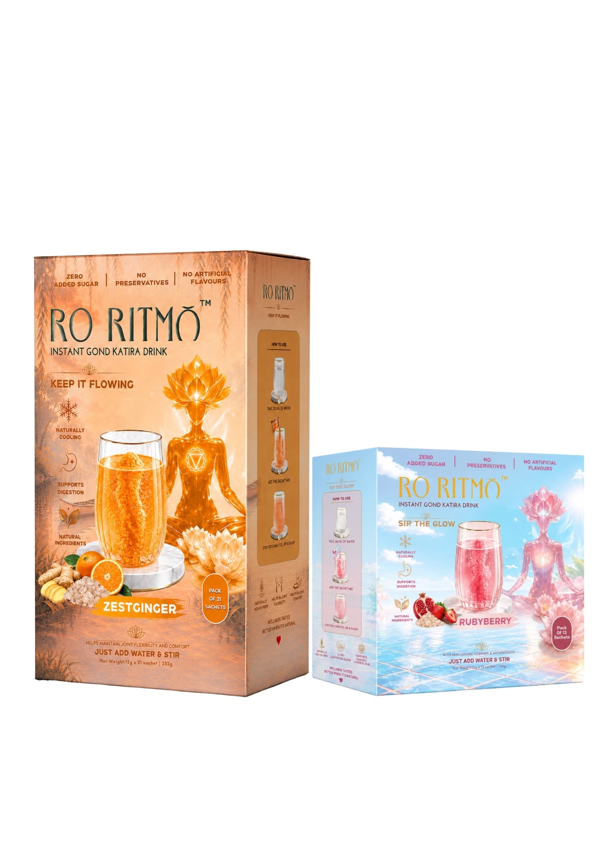 Ruby berry and Zest ginger Combo
