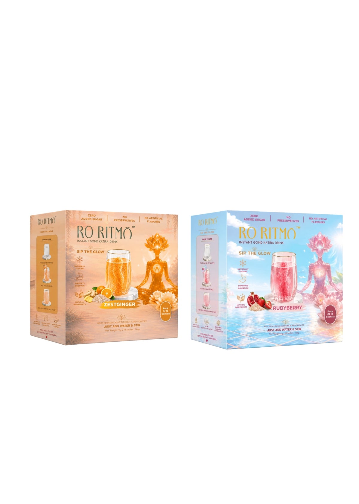 Ruby berry and Zest ginger Combo