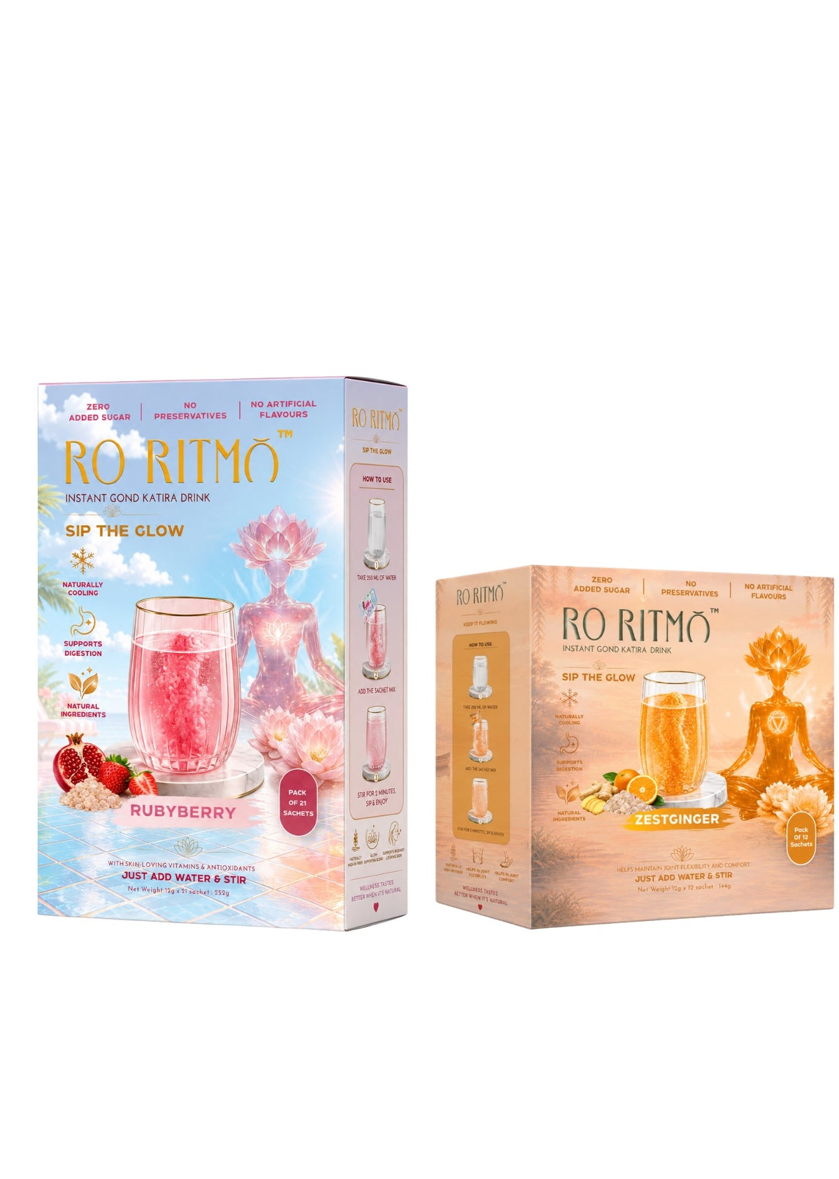 Ruby berry and Zest ginger Combo